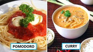 Na špagety s kečupem zapomeňte. Pomodoro i curry s rýží vám dají víc.