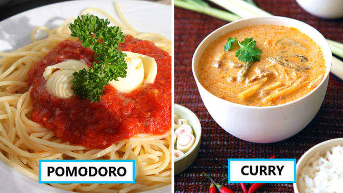Na špagety s kečupem zapomeňte. Pomodoro i curry s rýží vám dají víc.