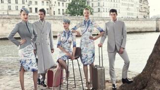 Promo foto slavného módního domu? Ne, nové oblečení posádky Hainan Airlines!