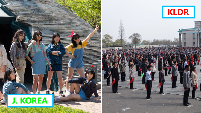 Mládež v Severní a Jižní Koreji tráví volný čas docela jinak...