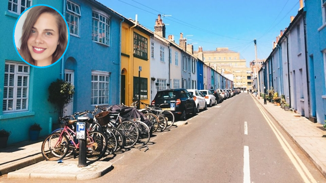 „V pestrobarevném Brightonu se nespěchá a všichni se pořád usmívají,“ říká Diana Veidenthalerová.