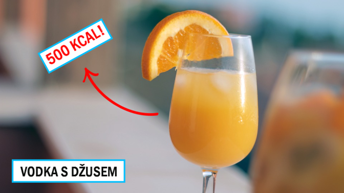 S jednou sklenicí vodky s pomerančovým džusem vypijete 500 kcal.
