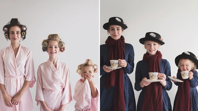 Ačkoliv se trio obléká stejně cíleně, nikdy není jisté, jak bude výsledná fotka vypadat...