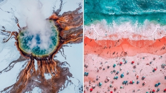 Niaz Uddin nachází v přírodě obrazce, které nám pozemšťanům zůstávají skryté.