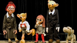 Celá sestava oblíbených dětských loutek