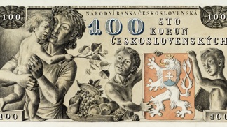 Sto korun československých.