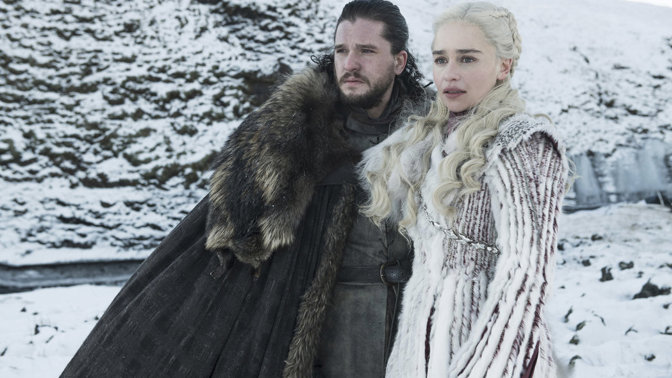 Kit Harington a Emilia Clarke, Hra o trůny