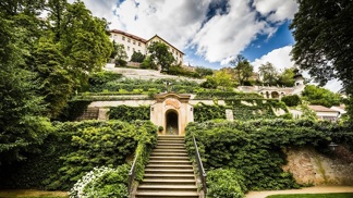 Palácové zahrady pod Pražským hradem.