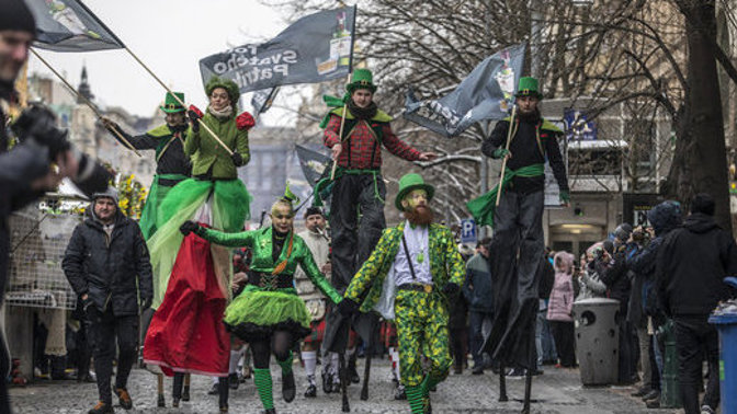 Vyvrcholením českých oslav svatého Patrika pak bude nedělní irský průvod pražskými ulicemi.
