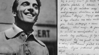 Julius Fučík a jeho motáky z vězení.