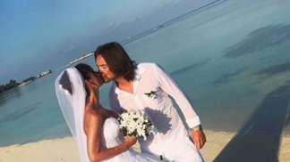 Romantika na Maledivách.