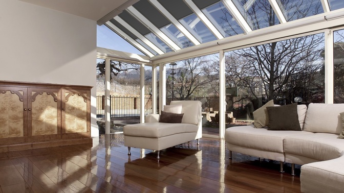 Velké prosklené prostory jsou úžasné