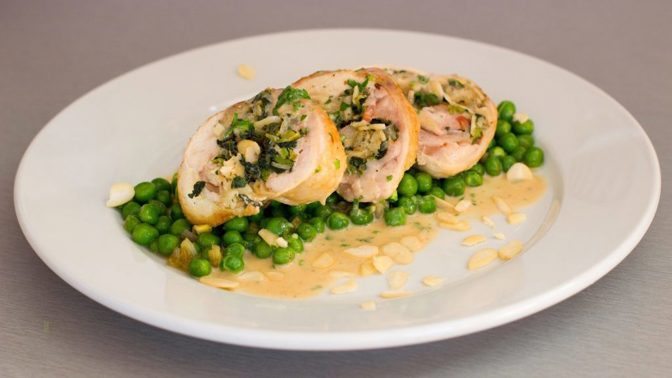 Kuřecí roládka s kopřivami