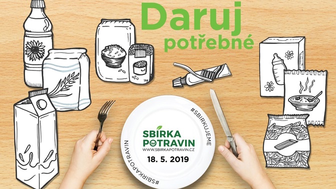 Pórek místo pálky a čočka na metě. Originální spot zve na sobotní Sbírku potravin