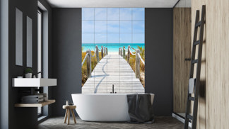 Neodolatelná koupelna s nádechem exotiky