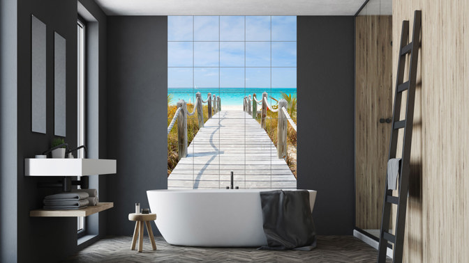 Neodolatelná koupelna s nádechem exotiky