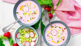 Ředkvičková polévka.