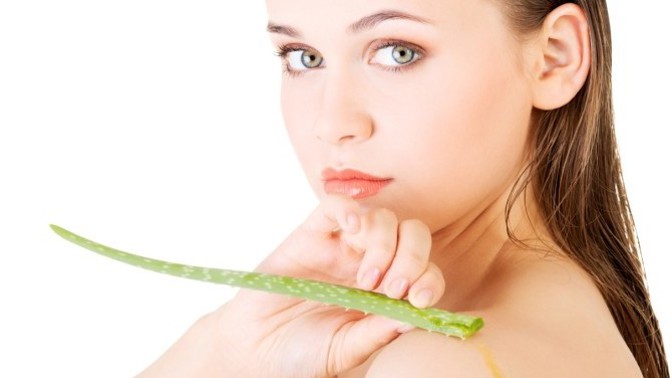 Hojivý gel:
Budete potřebovat: 1 velký tlustý list aloe vera, 50 ml kokosového oleje.

Postup: List odřízněte úplně u stonku a podélně jej nařízněte. Mezi slupkou a gelem je nepotřebná dužina, po rozříznutí tedy nechte list vyschnout. Pak lžičkou naberte jen gel bez dužiny a smíchejte jej s kokosovým olejem. Lépe se vám bude pracovat, pokud bude kokosový olej v kapalném skupenství (od teploty 24 °C).