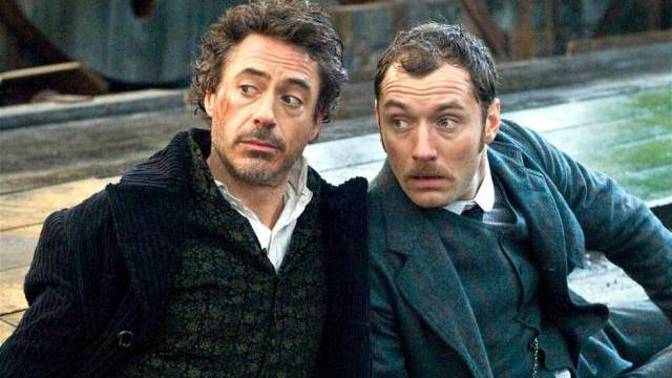 Sherlock Holmes je americko-britský film režiséra Guye Ritchieho uvedený na konci roku 2009. V titulní roli detektiva Sherlocka Holmese se představil Robert Downey mladší, doktora Watsona ztvárnil Jude Law.