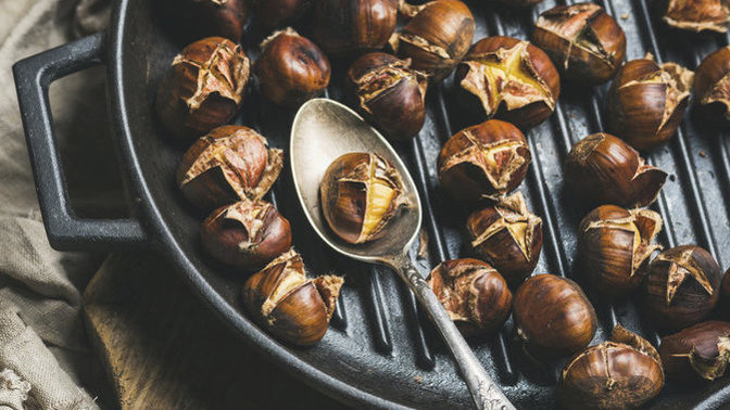 Jedlé kaštany jsou skvělé naslano i sladko.