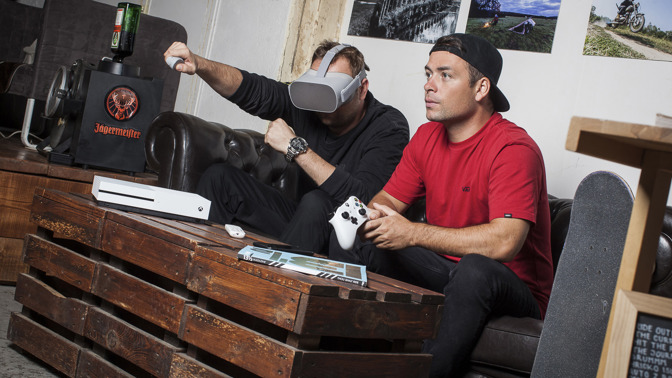 Skejťák Honza Bašný a Dj Akvamen si užili den při paření her