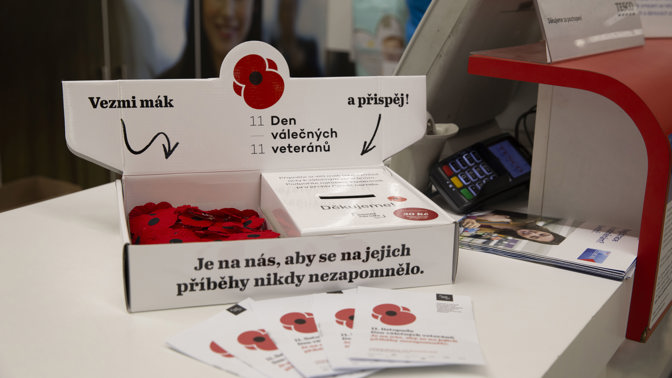 Koupí vlčího máku oceníte válečné veterány