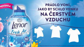 Toužíte po prádle usušeném venku? Vyhrajte novou revoluční aviváž Lenor Fresh Air Effect a pozdvihněte svěžest vašeho prádla na vyšší úroveň