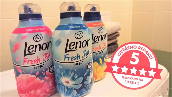 Prádlo voňavé jako kdyby uschlo venku? Otestovali jsme pro vás nový Lenor Fresh Air Effect!