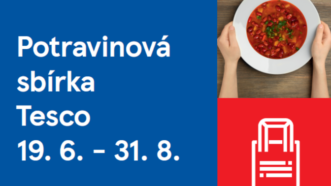 Potravinová pomoc pomůže zmírnit dopady pandemie. Tesco vyhlásilo letní sbírku potravin