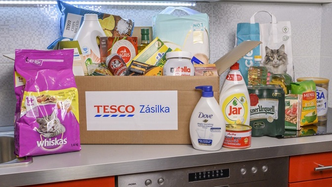 Nákup i do té nejzapadlejší vísky díky službě Tesco Zásilka