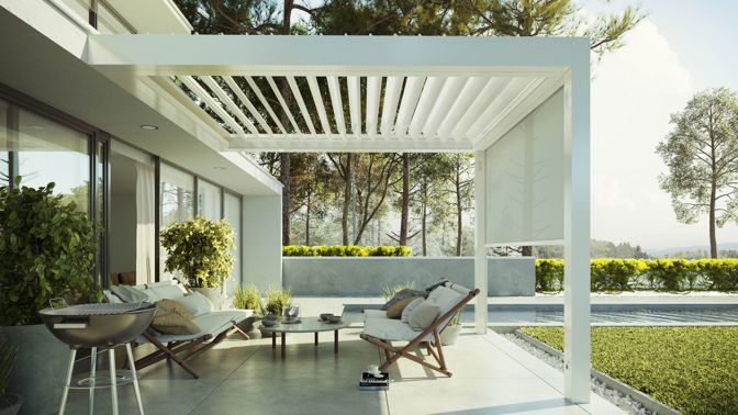 Letní pohoda na zahradě: Inspirujte se luxusní moderní pergolou jako z filmu