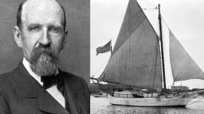 Joshua Slocum byl úspěšný mořeplavec. 