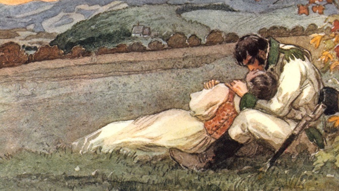 Viktorka se do "černého myslivce" skutečně zamilovala. Mnohé její osudy si ale Božena Němcová přizpůsobila.