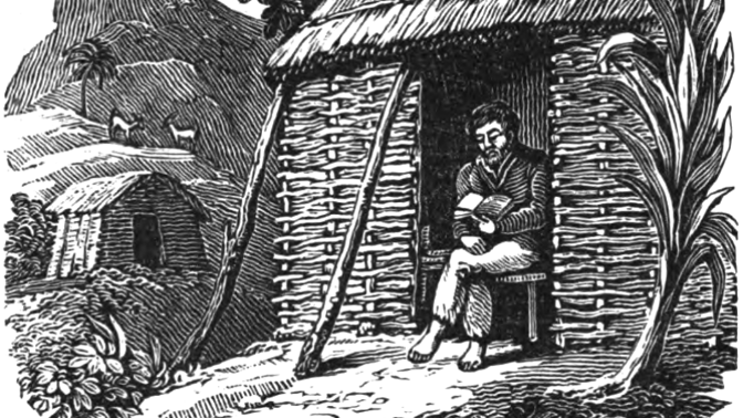 Kapitán lodi nechal Selkirkovi na ostrově jen málo věcí, nechyběla mezi nimi ale Bible