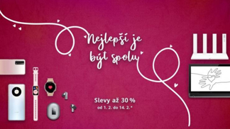 Neváhejte s valentýnskými dárky. Trendem jsou chytré hodinky a sluchátka s velkou slevou