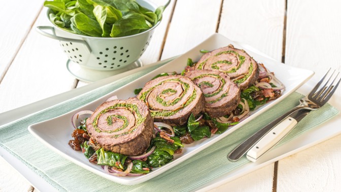 Hovězí roláda se špenátovou nádivkou: Jarní specialita, kterou si zamilujete