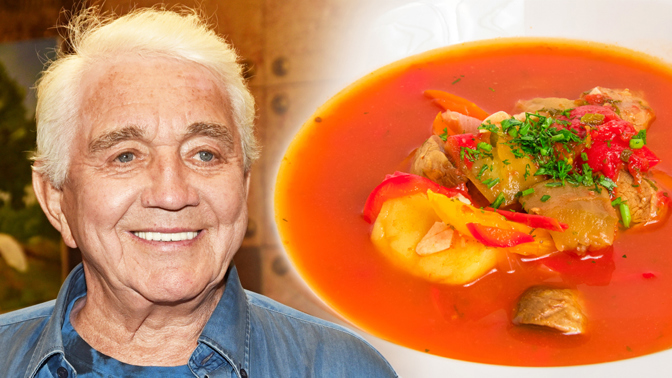 Maďarský kotlíkový guláš, jak ho připravuje Jiří Krampol. Takhle bude mít pořádné grády