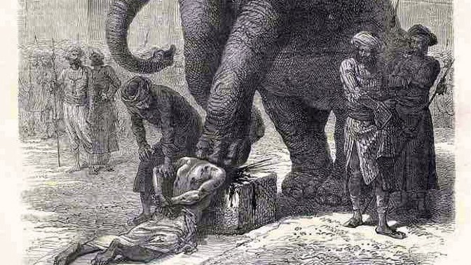 Nejzvrácenější metody mučení ve středověku: Ušlapání slonem i vikingský krvavý orel
