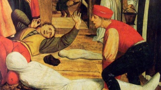 Lidé umírali v tisících a nebylo je kam pochovat. Mrtví tak leželi všude na ulicích