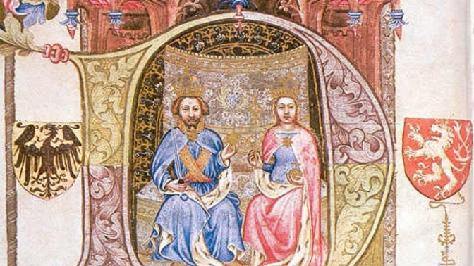 Královně Žofii to v životě moc nevycházelo, ale korunovaci měla krásnou. Jen její manžel na ní patrně chyběl