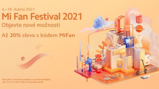Oslavte příchod jara s Mi Fan Festivalem od Xiaomi! Oslavte příchod jara s Mi Fan Festivalem od Xiaomi! Při této příležitosti Xiaomi zlevňuje většinu svých produktů až o 20 %