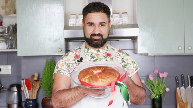 Velikonoční pečení trochu jinak: Vyzkoušejte úžasný věnec od Pavla Berkyho z MasterChefa