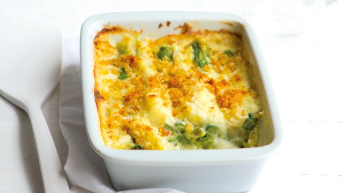 Zapečený chřest: Výživný hlavní chod, kterým nepohrdnou ani masožravci