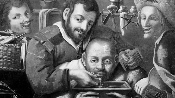 Lazebnictví ve středověku: Hladké oholení i pouštění žilou na jednom místě