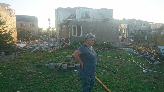 Tornádo ji vzalo domov. Kuchařka v důchodu nyní prosí veřejnost o pomoc