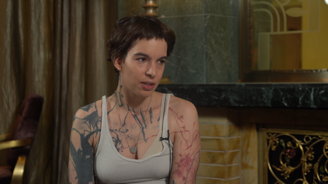 Nela Moravcová v pořadu Na kafeečko