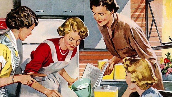 5 šílených rad pro hospodyňky z padesátých let: Magické pilulky na stres a jak být šik 24 hodin denně