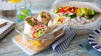 Tortilla s krůtím masem a kukuřicí: Skvělá svačinka i lehký oběd