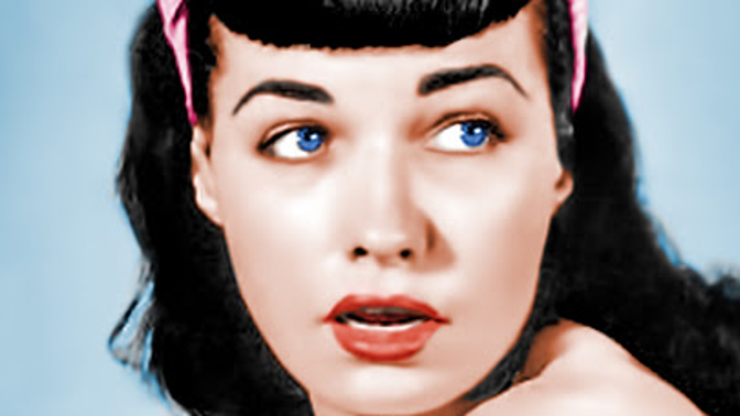 Královna lechtivých fotografií: Bettie Page neměla štěstí na muže, jeden se kvůli ní zabil