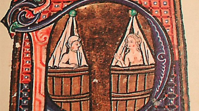 Koupání ve středověku: Hříšnice si potrpěly na čistotu, zbožné ženy se jí vyhýbaly obloukem